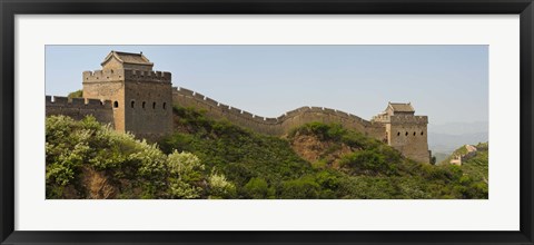 Framed Great Wall of China, Jinshangling, Hebei Province, China Print