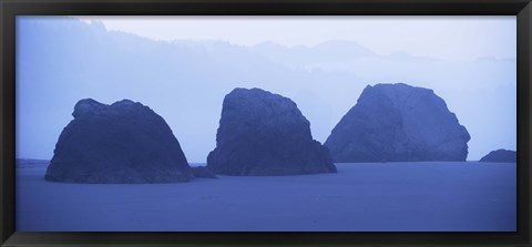 Framed Meyers Creek at Dawn, California Print