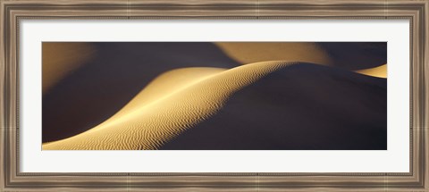 Framed Sand Dunes at Stovepipe Wells, Death Valley, California Print