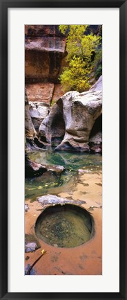 Framed Subway at Zion National Park, Utah, USA Print