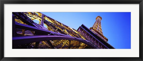 Framed Las Vegas Replica Eiffel Tower, Las Vegas, Nevada Print