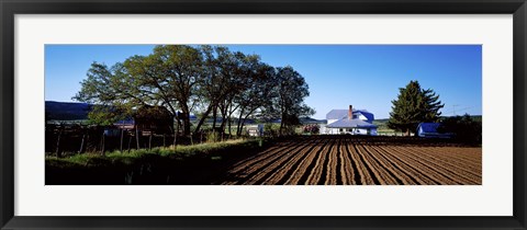 Framed Homestead in Southern Utah, USA Print