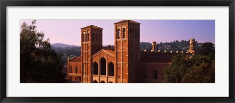 Framed Royce Hall at the campus of University of California, Los Angeles, California, USA Print