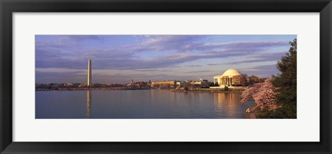 Framed USA, Washington DC, Tidal Basin, spring Print