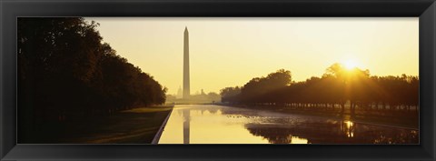 Framed Washington Monument, Washington DC, District Of Columbia, USA Print