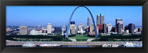 Framed USA, Missouri, St. Louis, Gateway Arch Print