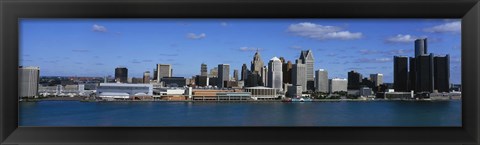 Framed USA, Michigan, Detroit Print