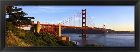 Framed Golden Gate Bridge from a Distance Print