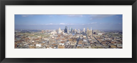 Framed Buildings in a city, Hyatt Regency Crown Center, Kansas City, Jackson County, Missouri, USA Print