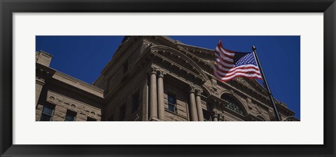 Framed Low angle view of a courthouse, Fort Worth, Texas, USA Print