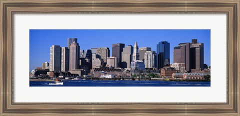 Framed Skyline, Cityscape, Boston, Massachusetts, USA, Print