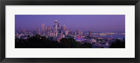 Framed Seattle WA USA Print