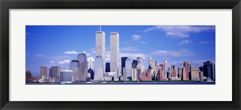 Framed USA, New York City, with World Trade Center Print