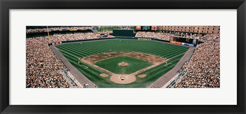 Framed Camden Yards Baseball Field Baltimore MD Print