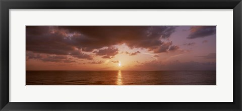 Framed Sunrise Miami FL USA Print