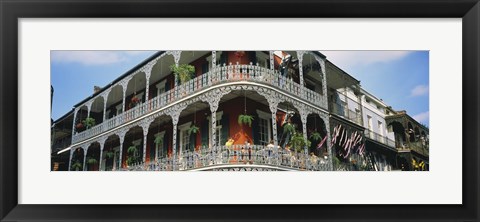 Framed French Quarter New Orleans LA USA Print