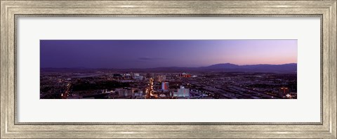 Framed USA, Nevada, Las Vegas, sunset Print