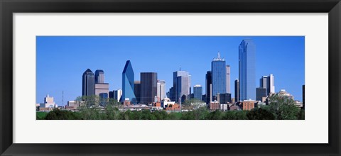 Framed Downtown Dallas Texas Print