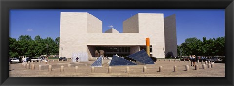 Framed Facade of a building, National Gallery of Art, Washington DC, USA Print