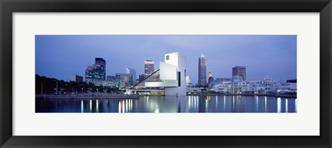 Framed Rock And Roll Hall Of Fame, Cleveland, Ohio, USA Print