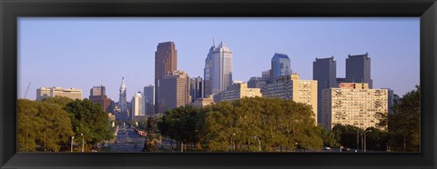 Framed Downtown Philadelphia, Pennsylvania, USA Print