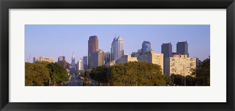 Framed Downtown Philadelphia, Pennsylvania, USA Print