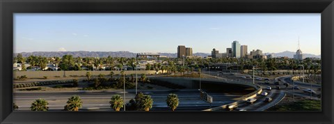 Framed Traffic moving on the road, Phoenix, Arizona, USA Print