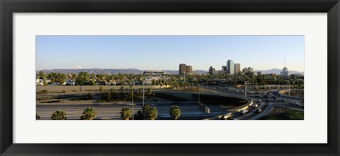 Framed Traffic moving on the road, Phoenix, Arizona, USA Print