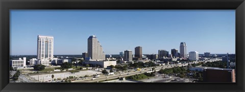 Framed Orlando, Florida Skyline Print