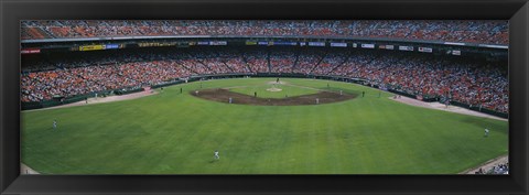 Framed Baseball stadium, San Francisco, California, USA Print