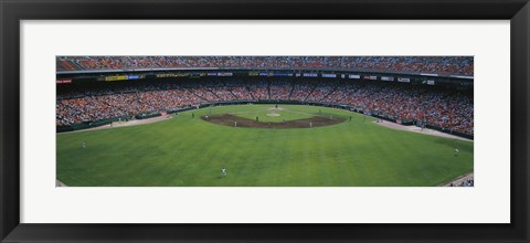 Framed Baseball stadium, San Francisco, California, USA Print