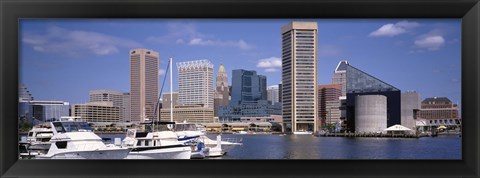 Framed Baltimore MD USA Print