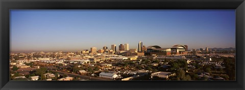 Framed Buildings in a city, Phoenix, Arizona, USA Print