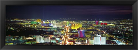 Framed Skyline, Las Vegas, Nevada, USA Print