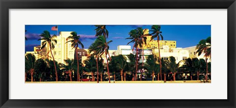 Framed Ocean Drive South Beach Miami Beach FL Print