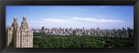 Framed Cityscape Of New York, NYC Print