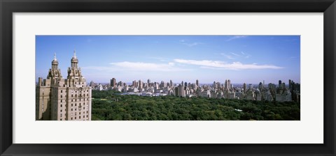 Framed Cityscape Of New York, NYC Print