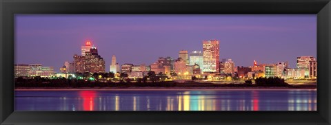 Framed Dusk, Memphis, Tennessee, USA Print