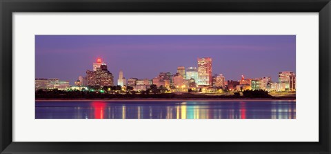 Framed Dusk, Memphis, Tennessee, USA Print