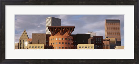 Framed Skyscrapers In The City, Denver, Colorado, USA Print