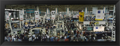 Framed Trade show in a hall, McCormick Place, Chicago, Cook County, Illinois, USA Print