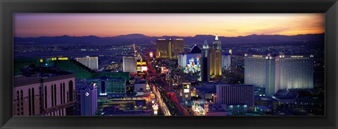 Framed Strip, Las Vegas, Nevada, USA Print