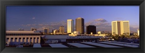 Framed Cityscape Phoenix AZ Print