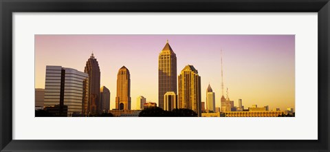 Framed Sunrise, Atlanta, Georgia, USA Print