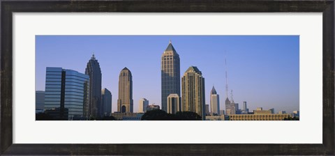 Framed Atlanta skyline, Georgia Print