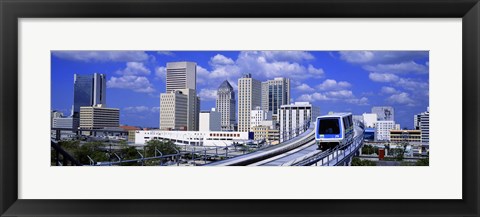 Framed Metro Mover Shuttle Miami, Florida, USA Print