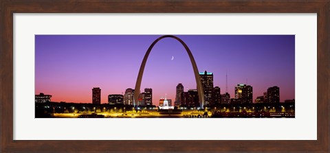 Framed Skyline, St. Louis, MO, USA Print