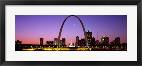 Framed Skyline, St. Louis, MO, USA Print