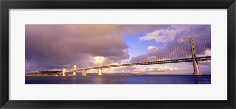 Framed Oakland Bay Bridge San Francisco California USA Print