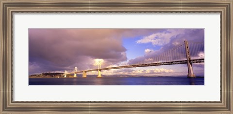 Framed Oakland Bay Bridge San Francisco California USA Print